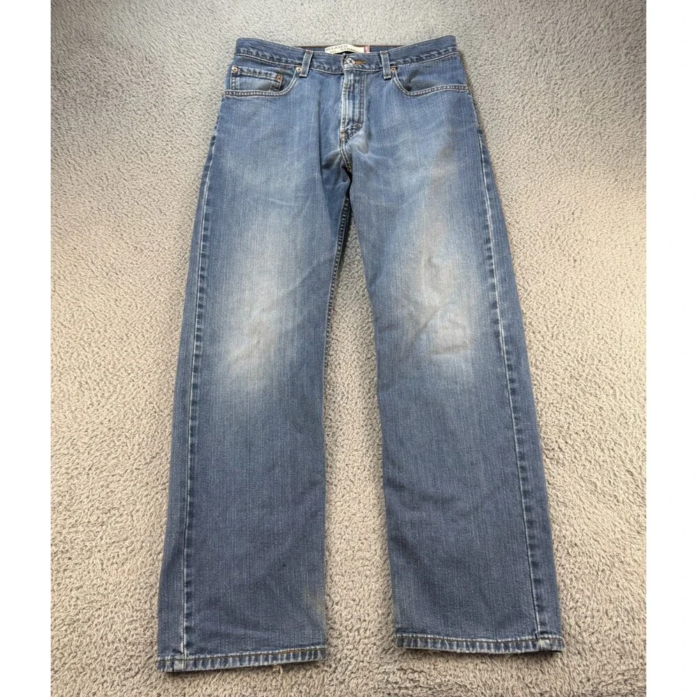 Levis 559 Relaxed Fit Straight Leg Jeans Mens 32x31 (Tag 32x32) Distressed Y2K